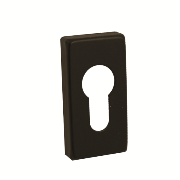 Bocchetta Rettangolare Foro Yale per Cilindro Europeo modello 276 mm.30x60x10h AISI304 Inox varie finiture | Fimet Maniglie